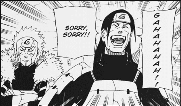 Hashirama Senju tertawa