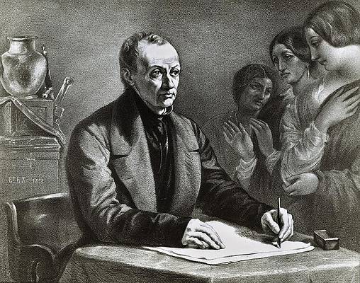 biografi auguste comte - studi