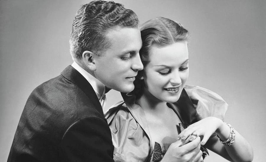 ilustrasi pasangan menikah